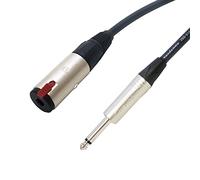Tour Grade Van Damme SPEAKER Mono Jack Extension Socket Lead 2x2.5mm Conductor Size. AMP CAB Cable (2m)