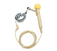 Tour Guide Handheld Microphone with Rope for Outdoor Learning Group Guidance and Real-Time Voice Projection (Beige)