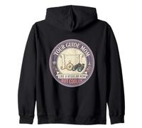 Tour Guide Mom Like A Regular Mom But Cooler Travel Guide Zip Hoodie