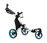 tour made RT-140/150 & 160 Folding Golf Trolley, Push Golf Trolley, 3 Wheels, Robust Aluminium Frame, Load Capacity Even up to 25 kg, German Brand Quality, Many Accessories Included (150