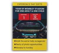 Tour of Wembley Stadium for One Adult & One Child Gift Experience