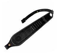 Tourbn Deluxe Leather Ammo Holder Padded Rifle Sling with Rest Hole