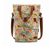Tourbn Rear Cycling Pannier for Bike Ladies Shopper Handbag Phone Pouch Outdoor Work Flower Pattern