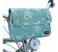 Tourbn TOURBON Waterproof Canvas Bike Panniers Bicycle Pouch Handlebar Bag Flower Pattern