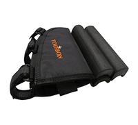 TOURBON Adjustable Height Buttstock Rifle Cartridge Holder Cheek Rest Pouch For Right Hand People - Black