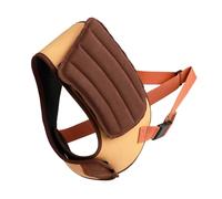 TOURBON Canvas Leather Shoulder Recoil Pad Shooting Recoil Shield Thick Padding Shockproof Pads with Adjustable Strap