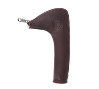 TOURBON Genuine Leather Rifle Bolt Sheath Pouch Soft Padded Bolt Holder Case for Hunting Shooting (Randomly Color)