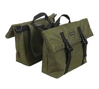 TOURBON Nylon Double Pannier Shoulder Bags Bicycle Rear Rack Trunk Motorcycle Tail Seat Bag