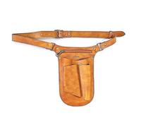 TOURBON Soft Leather Garden Tool Belt for Men Women Gandening Pouch Florist Organizer Gardener Bag