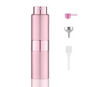 Toureal 20ml Travel Perfume Atomiser Refillable - Mini Aftershave Spray Bottle - Small Glass Fragrance Atomizer for Women - Portable Empty Cologne Refill Pump Dispenser for Men Pink