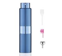 Toureal 20ml Travel Perfume Atomiser Refillable - Mini Aftershave Spray Bottle - Small Glass Fragrance Atomizer for Women - Portable Empty Cologne Refill Pump Dispenser for Men Blue