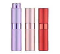 Toureal Travel Perfume Atomiser Refillable, 8ml Atomiser Spray Bottle, 3Pcs