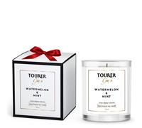 Tourer Gin - Watermelon & Mint Scented Soy Candle, 175g | Burn Time: 30 Hours | Relaxing Aromatherapy Candle | Housewarming Gift for Men & Women, Birthday, Wedding, Anniversary | Candle With Gift Box