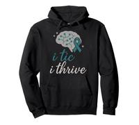 Tourette Awareness TS Warrior Tic Disorder Neurodivergent Pullover Hoodie