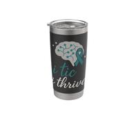 Tourette Awareness TS Warrior Tic Disorder Neurodivergent Stainless Steel Insulated Tumbler