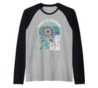 Tourette Syndrome It's Not For The Weak Raglan Baseball Tee