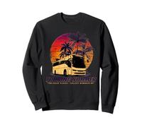 Touring Summer Sunset Bus Retro Travel Vibes Sweatshirt
