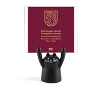 Tourist Country Finnish Unique Flag Memorial Memo Holder Cartoon Black Cat Stand Decoration