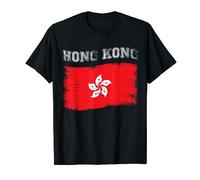 Tourist Holiday Destination Hong Kong Flag T-Shirt