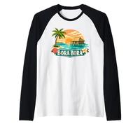 Tourist Honeymoon Bora Bora Tropical Vacation Tee Cruise Raglan Baseball Tee
