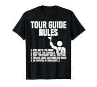 Tourist Leader Vacation Guide Flag Sightseeing Tour Guide T-Shirt