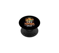 Tourist North Carolina Vacation I'll Be At Topsail Island PopSockets Adhesive PopGrip