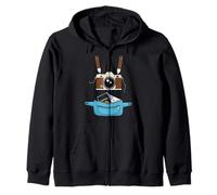Tourist Spirit Day Camera Passport Travel Around a World Zip Hoodie