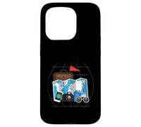 Tourist Spirit Day Costume Camera Passport Travel Tour Guide Case for iPhone 15 Pro