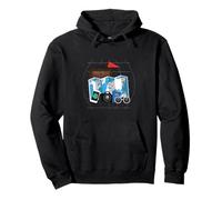 Tourist Spirit Day Costume Camera Passport Travel Tour Guide Pullover Hoodie