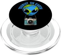 Tourist T. Tourist On Earth Ufo T S Alien Visitor Ufo 2025 PopSockets PopGrip for MagSafe