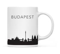 Tourist Travel Souvenir Gift Budapest Hungary | Ceramic Coffee Mug | 11 OZ