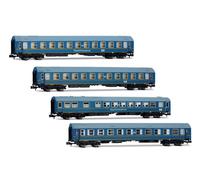 Touristen-Express Passenger Coach OSShD Type B Rolling Stock Train 1:160 N 4pcs