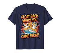 Tourists Go Home Funny Local Resistance Angry Locals Club T-Shirt