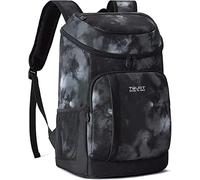 TOURIT Cooler Backpack 30 Cans Lightweight Insulated Backpack Cooler Leak-Proof Soft Cooler Bag Large Capacity for Men Women to Picnics, Camping, Hiking, Beach, Park or Day Trips (Tie-Dyed Black)