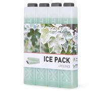 TOURIT Ice Packs for Coolers Reusable Long Lasting Freezer Packs for Lunch Bags/Boxes, Cooler Backpack, Camping, Beach, Picnics, Fishing and More