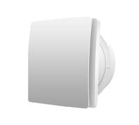 TourKing 4''Bathroom Extractor Fans, Exhaust Fan With Reflux Baffle,100mm white square bathroom silent fan wall mounted ventilation fan