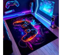 TourKing Large Gaming Rug For Gamers,160x80cm Big Game Controller Carpet,Colorful 3D Area Mat With Anti-Slip Backing,For Bedroom Living Room Game Room Decor