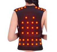 Tourmaline Self-Heating Brace Support Belt Corrector Spine Back Shoulder Lumbar Correction th and Relaxation (Color F, Size : L)