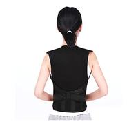 Tourmaline Self Heating Magnetic Therapy Waist Shoulder Back Posture Corrector Spine Support Back Brace Self-Heating Vest Belt (Color : Posture Corrector, Size : Large)