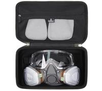 Tourmate EVA Hard Case Compatible for 3M Half Facepiece Reusable，Travel Case for 6200/07025(AAD)/6503QL/3M P100 Respirator Cartridge/Filter 60923 Combo/Safety Glasses(CASE ONLY)
