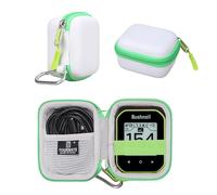 Tourmate Golf GPS Storage Case Compatible for Bushnell Phantom 2 Rangefinder,Travel Case for Wearable4U - Bushnell Phantom 3 GPS Rangefinder(Box for Sale)(PU,White + Green)