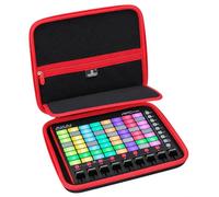 Tourmate Hard Storage Case Compatible AKAI Professional APC Mini MK2, Travel Case for Akai Professional MIDImix/ MPD218 (Only Case) (Black & Red, APC Mini MK2)