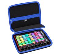 Tourmate Hard Storage Case Compatible AKAI Professional APC Mini MK2, Travel Case for Akai Professional MIDImix/ MPD218 (Only Case) (Black & Blue, APC Mini MK2)