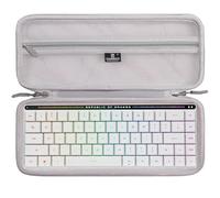 Tourmate Hard Storage Case for ASUS ROG RX/ROG Ace HFX/NX Slimmest 65% Keyboard - Travel Case for CORBOBO Aula WIN60/GEODMAER/Xtrfy/EPOMAKER/Higround Trailhead(Box for Sale(Linen Gray & Light Gray)