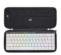 Tourmate Hard Storage Case for ASUS ROG RX/ROG Ace HFX/NX Slimmest 65% Keyboard - Travel Case for CORBOBO Aula WIN60 HE/GEODMAER/Xtrfy/EPOMAKER F65/Higround Trailhead 65%(Box for Sale)(All Black)