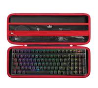 Tourmate Hard Storage Case for ASUS ROG Strix Scope II 96 Wireless Gaming Keyboard - Travel Case for RK ROYALKLUDGE RK98/RK96/N80/RK61,Aula F87/HERO 68/ S98 Pro(Only Box) (Black & Red)