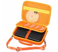 Tourmate Hard Storage Case for BOIFUN/MEGATEK/MYDASH/QGYDQH/OTIC/Memorex 12.5" Portable DVD Player, Portable EVA Case(Box for Sale) (Orange & Yellow)