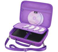 Tourmate Hard Storage Case for BOIFUN/MEGATEK/MYDASH/QGYDQH/OTIC/Memorex 12.5" Portable DVD Player, Portable EVA Case(Box for Sale) (Purple)
