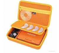 Tourmate Hard Storage Case for BOIFUN/PJGCWB/FANGOR/HotHat/YOTON 9.5" Portable DVD Player, Portable EVA Case(Box for Sale) (Orange&Yellow)