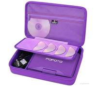 Tourmate Hard Storage Case for BOIFUN/PJGCWB/FANGOR/HotHat/YOTON 9.5" Portable DVD Player, Portable EVA Case(Box for Sale) (Purple)